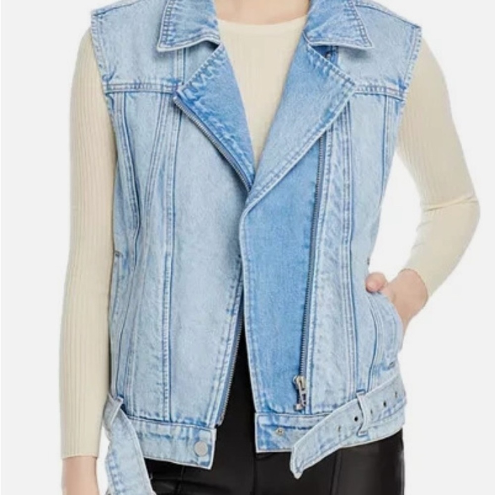 Blank NYC Denim Motto Vest
